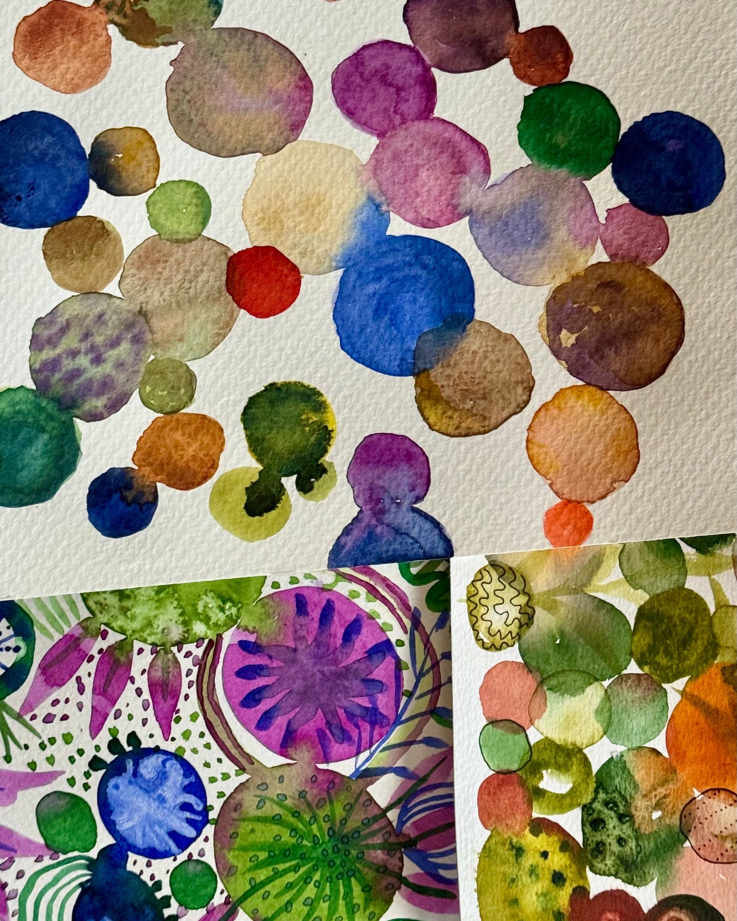 Workshop - Explorando en acuarela - Fondos y tips