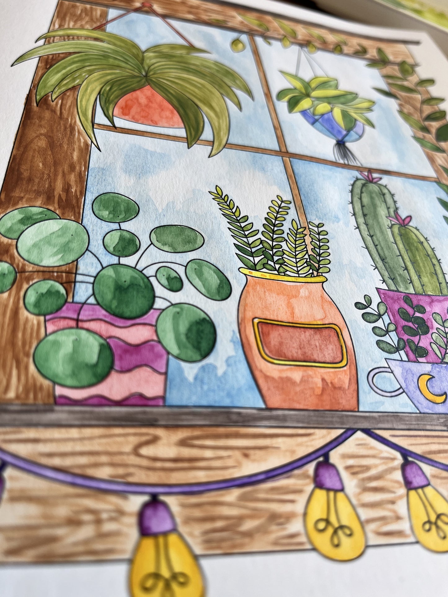 Libro para colorear - Entre Plantas y Rituales